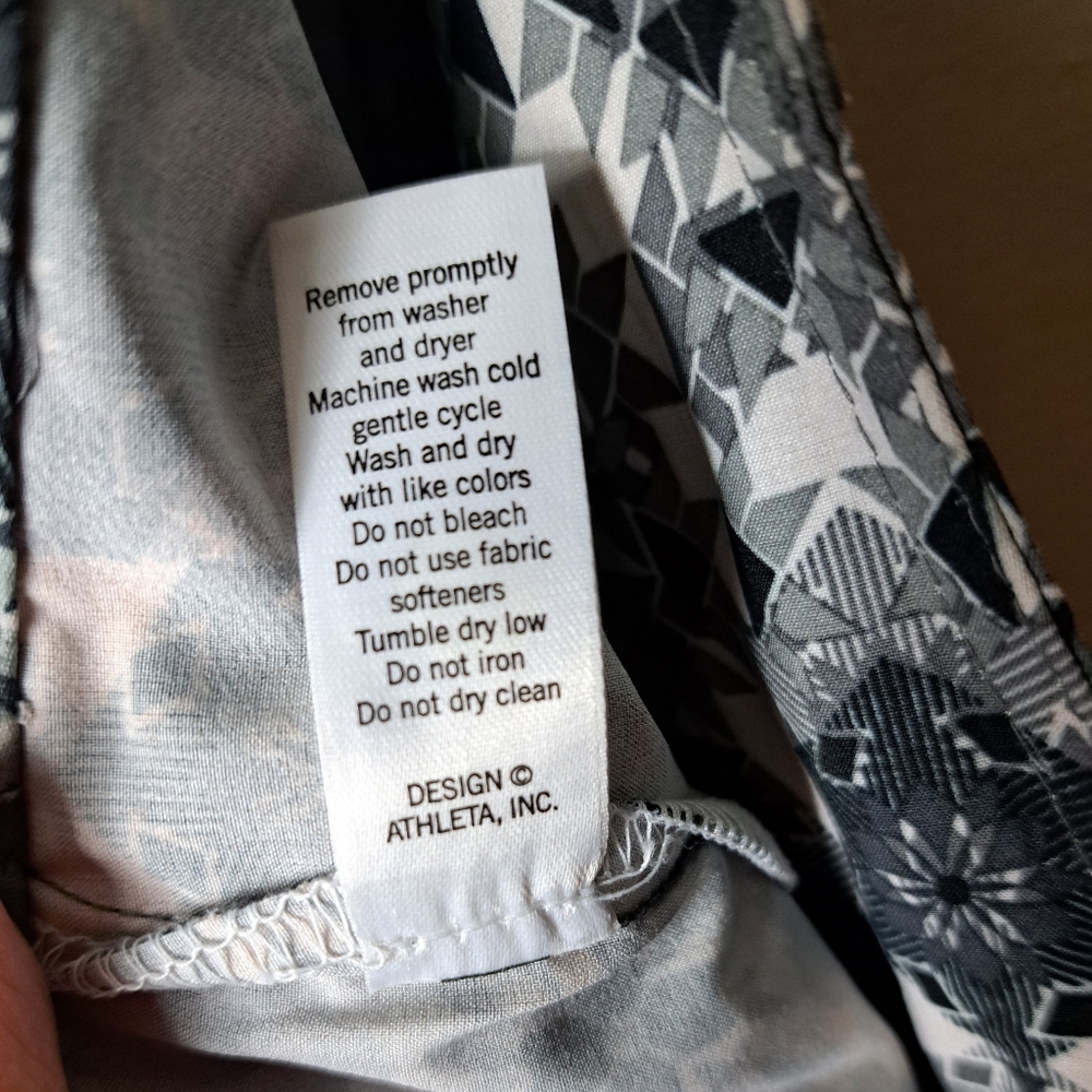 ATHLETA Whatever Size 8 Floral Print Skort  A Line Skirt Built In Shorts - Picture 12 of 12